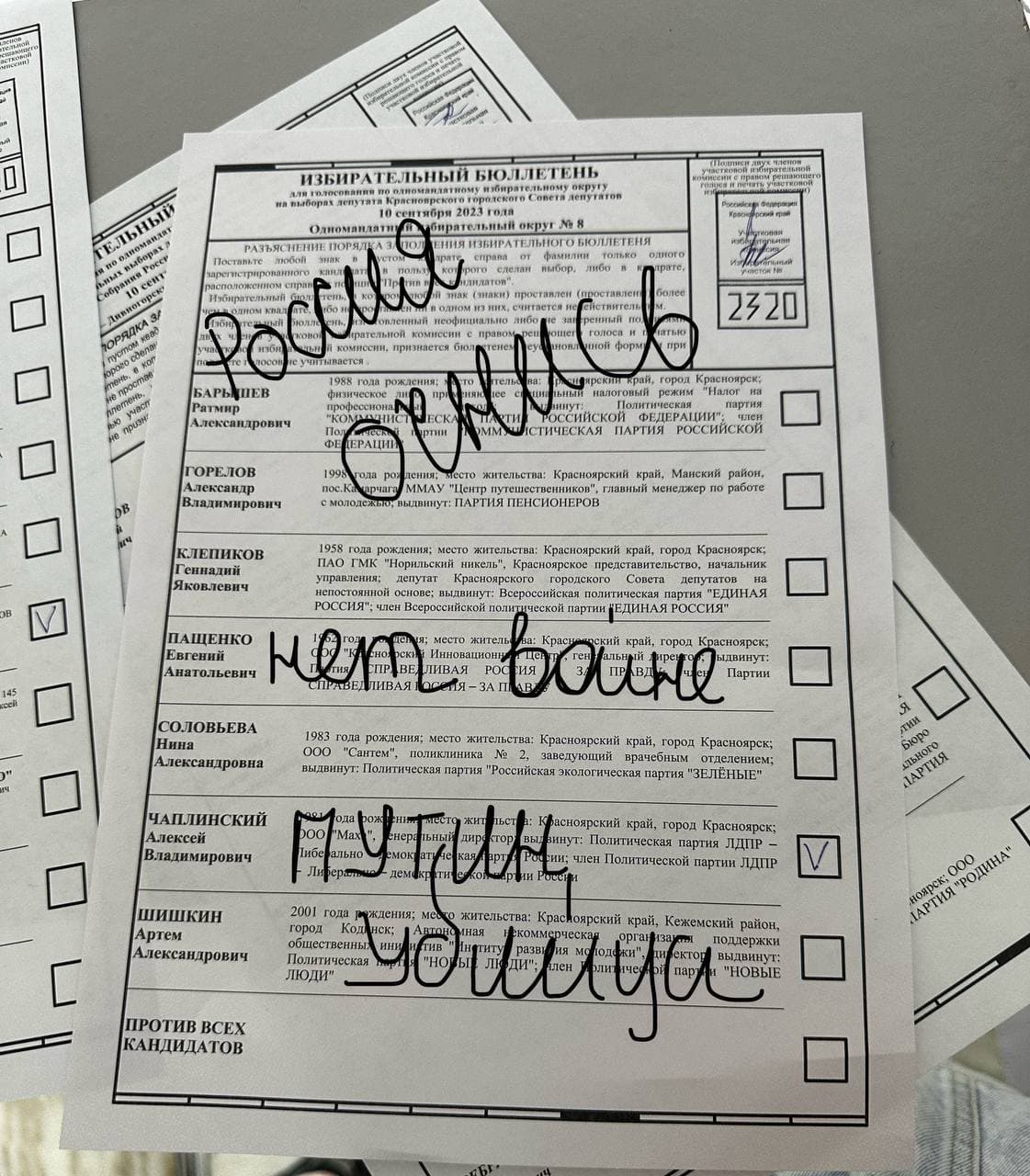 More than 20K people spoiled their ballots in the mayoral election